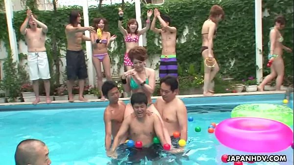 Show Skinny ass Asian sluts are having fun by the pool best Movies