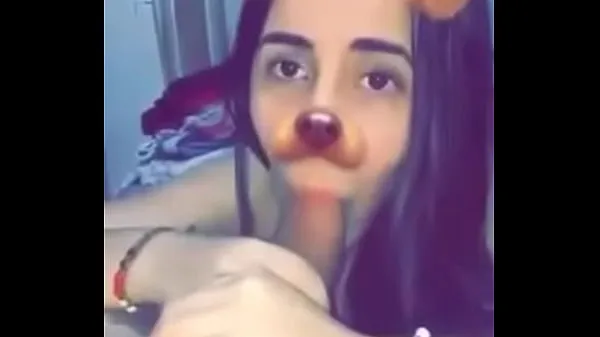 Toon My Colombian girlfriend sucks me off with snap chat filter beste films