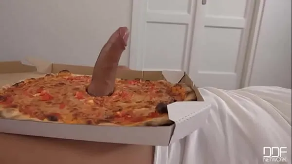 Show Delicious Pizza Topping - Delivery Girl Wants Cum in Mouth best Movies