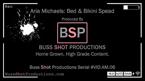 Show AM.06 Aria Michaels Bed & Bikini Spread Preview best Movies