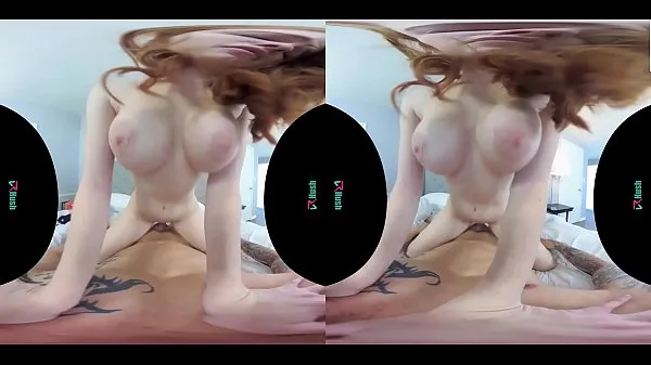 VRHUSH Redhead Scarlett Snow rides a big dick in VR بہترین فلمیں دکھائیں