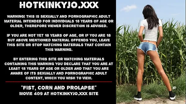 Show Self anal fisting on the corn field by Hotkinkyjo. Corn play role too best Movies