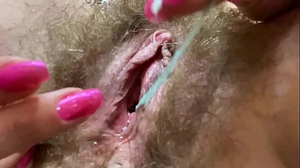 Show double orgasm with super wet hairy pussy and tampons inside huge clitoris best Movies