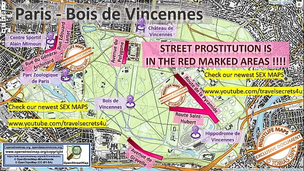 Tunjukkan Paris, France, Sex Map, Street Prostitution Map, Massage Parlours, Brothels, Whores, Freelancer, Streetworker, Prostitutes Filem terbaik