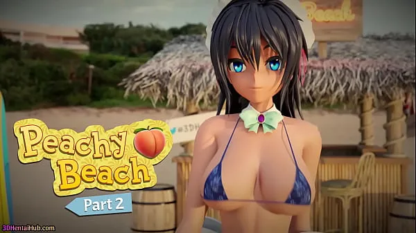 Peachy Beach Pt 2, 3D Hentai Maid sucks cock and gives paizuri and get cum blasted all over her tanned body بہترین فلمیں دکھائیں