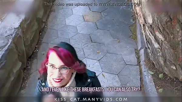 Pokaż KISSCAT Love Breakfast with Sausage - Public Agent Pickup Russian Student for Outdoor Sex najlepsze filmy