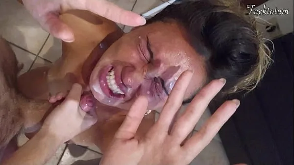 Show Girl orgasms multiple times and in all positions. (at 7.4, 22.4, 37.2). BLOWJOB FEET UP with epic huge facial as a REWARD - FRENCH audio best Movies
