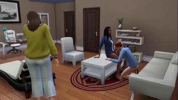 Pokaż Ebony Shemale Marriage Counselor Fuck Client In Front of His Wife (The Sims 4 | 3D Hentai najlepsze filmy
