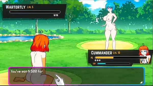 Toon Oppaimon [Pokemon parody game] Ep.5 small tits naked girl sex fight for training beste films