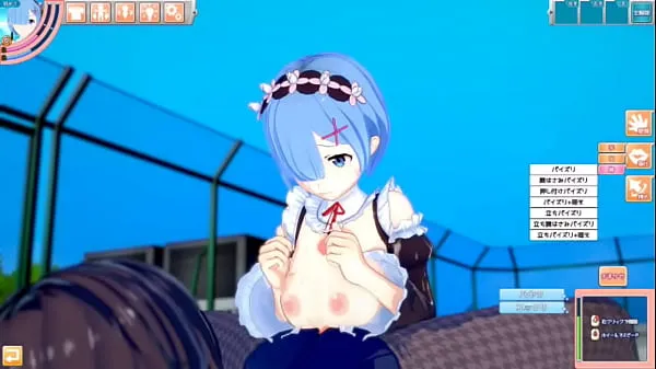 Hiển thị Eroge Koikatsu! ] Re Zero Rem (Re Zero Rem) rubbed breasts H! 3DCG Big Breasts Anime Video (Life in a Different World from Zero) [Hentai Game Phim hay nhất