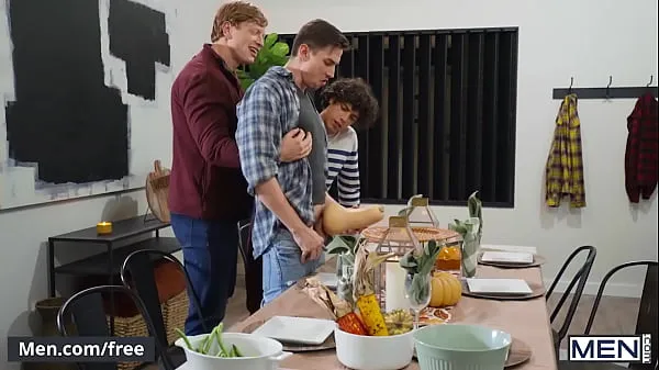 Vis Friendsgiving Meeting With Nate Grimes And His Friends Ends Up In A Wild Raw Fucking Gay Party - Men bedste film