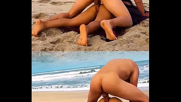 Vis UNKNOWN male fucks me after showing him my ass on public beach beste filmer