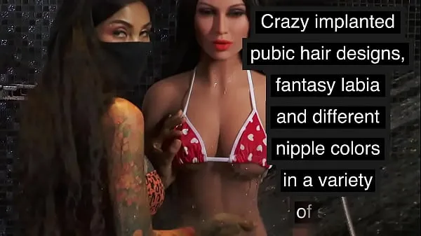 显示Indian Sex Doll - WM 166cm C Cup Sex Doll Jiggle Video with Indian head and tattoo model最好的电影