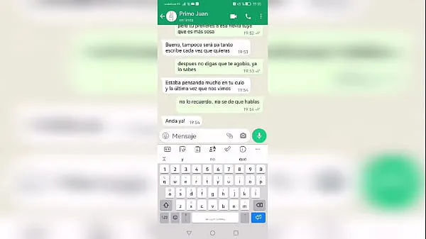 Show My friends Juan writes me on WhatsApp to fuck, and sends me a video best Movies