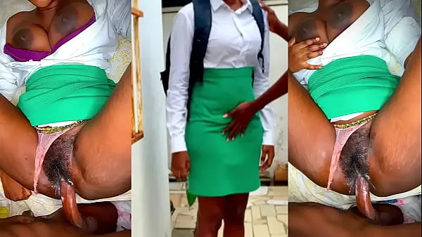 Mutasson 18y student in uniform visited boyfriend with hairy pussy during class hours( Full video on Xred legjobb filmet