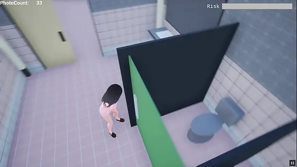 Vis Naked Risk 3D [Hentai game PornPlay ] Exhibition simulation in public building bedste film