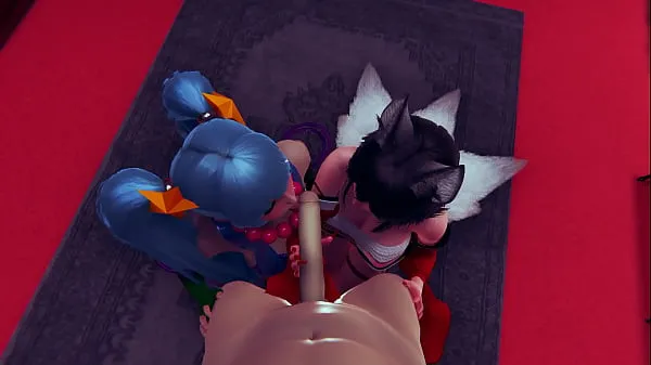 KDA Ahri and Sona - maven of the strings doing the best blowjob for me - group porn 3d animation sfmसर्वोत्तम फिल्में दिखाएँ