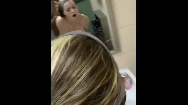 Show Cute girl gets bent over public bathroom sink best Movies