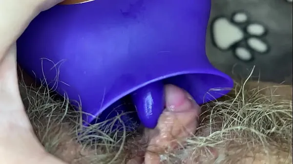 Show Extreme closeup big clit licking toy orgasm hairy pussy best Movies