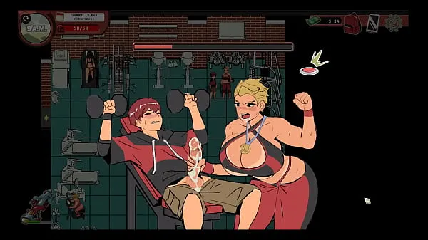 Toon Spooky Milk Life [ Taboo hentai game PornPlay] Ep.23 femdom handjob at the gym beste films