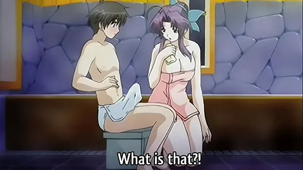 Step Mom gives a Bath to her 18yo Step Son - Hentai Uncensored [Subtitled بہترین فلمیں دکھائیں