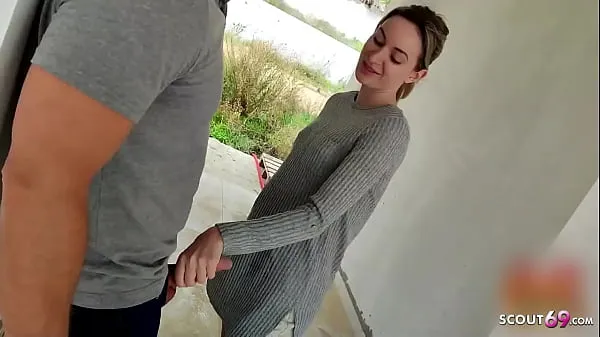 Hiển thị Cute German Teen caught Worker Jerk and tricked in MMF 3Some at Public Building Phim hay nhất